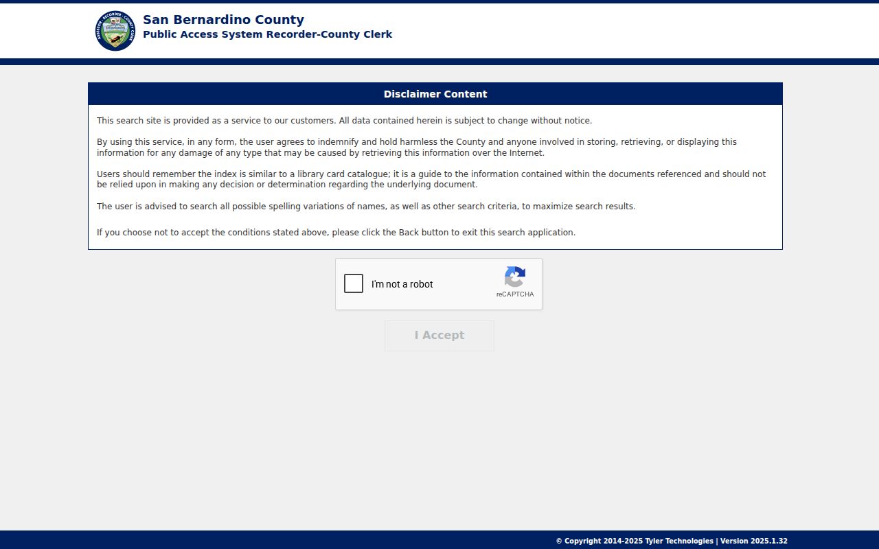 Redlands people search recorder records index