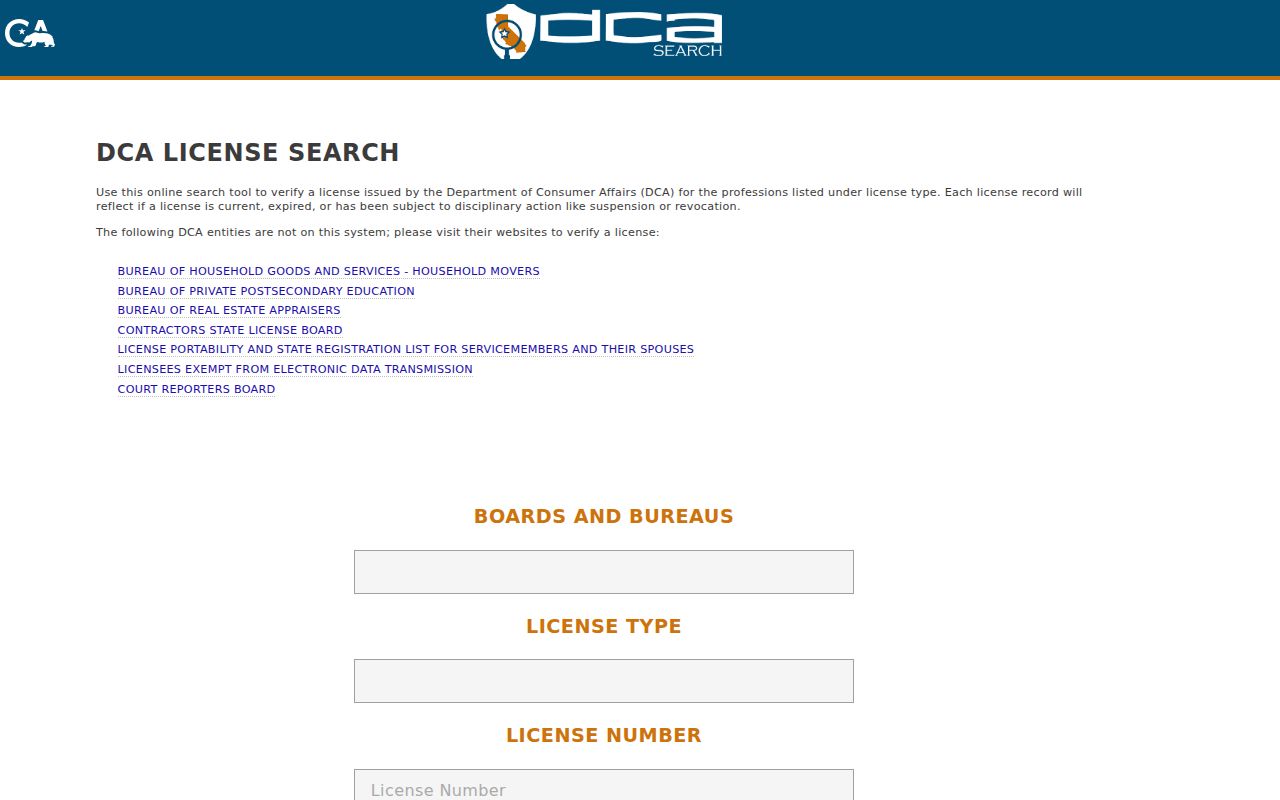 Redlands people search professional license lookup